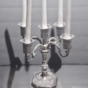 BEAUTIFUL SILVER BING CANDLELABRAS
